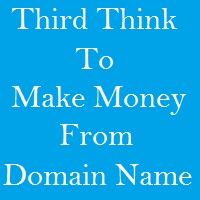 make money with your parked domain